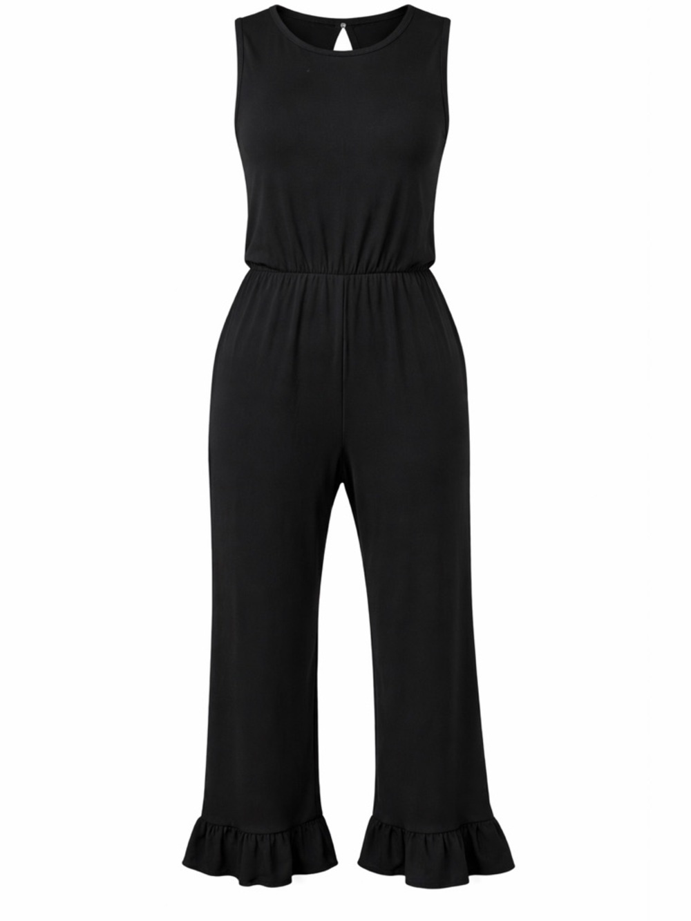 Smash Tess Madison Frill Romper Black Large NWT